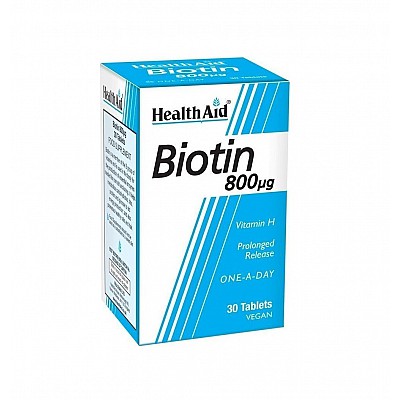 Health Aid Biotin 800mg 30 ταμπλέτες