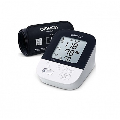 Omron M4 Intelli IT Automatic Upper Arm Blood Pressure Monitor Έξυπνο Πιεσόμετρο Μπράτσου, 1 τεμάχιο