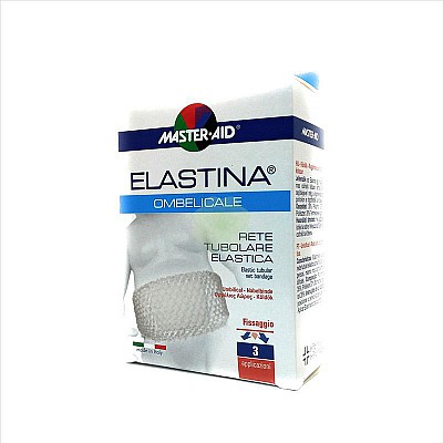 Master Aid Elastina 3τεμαχίων 1,5m (Ελαστικός Δικτυωτός επίδεσμος για τον Ομφάλιο Λώρο)