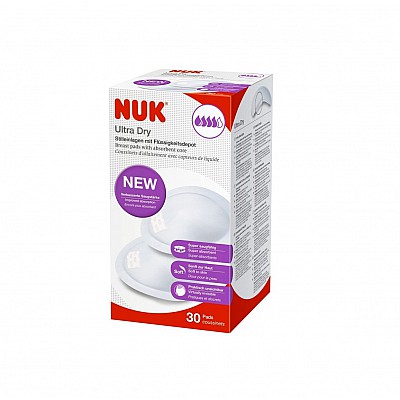Nuk Ultra Dry Comfort Επιθέματα Στήθους 30 Τεμάχια