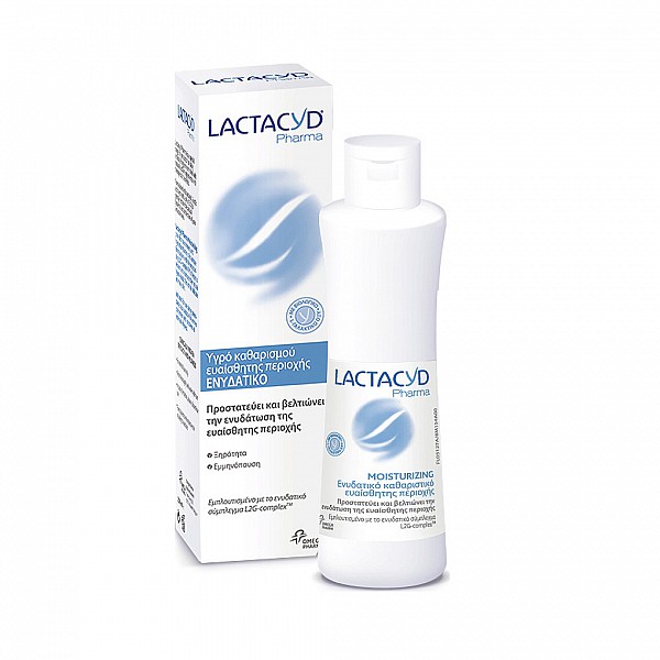 Lactacyd Pharma Moisturizing Ενυδατικό Καθαριστικό της Ευαίσθητης Περιοχής, 250ml