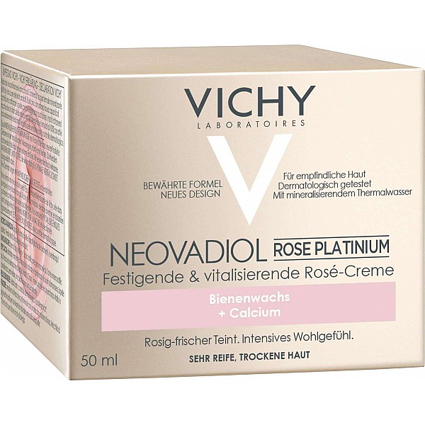 Vichy Neovadiol Rose Platinium Κρέμα Φροντίδας της Επιδερμίδας από την Εμμηνόπαυση & μετά, 50ml