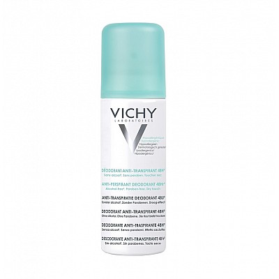 Vichy Deo Spray Anti-Transpirant 48h Aerosol 125ml Αποσμητικό Κατά της Έντονης Εφίδρωσης