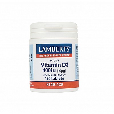 Lamberts Vitamin D 400iu (10μg) 120 Tablets