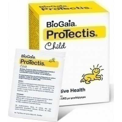 BioGaia® ProTectis Child Πόσιμο Προβιοτικό Διάλυμα Ενυδάτωσης 7 φακελίσκοι x 5.5gr