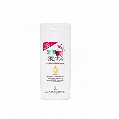 SEBAMED Emollient - Cleansing Shower Oil Ενυδατικό, αναλιπαντικό, αντικνησμώδες λάδι για το μπάνιο, 200ml