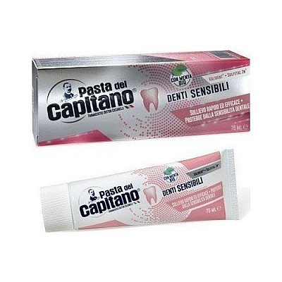 Pasta Del Capitano Denti Sensibili Οδοντόκρεμα Για Ευαίσθητα Δόντια 75ml