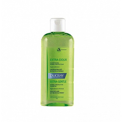 Ducray Extra-Gentle Dermo-Protective Shampoo Δερμοπροστατευτικό Σαμπουάν Καθημερινής Χρήσης για Όλη την Οικογένεια, 200 ml