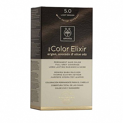 Apivita My Color Elixir Βαφή Μαλλιών 5.0 Καστανό Ανοιχτό