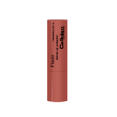 Cellojen Flezir Lip Protector Spf15 Εντατική Προστασία για Κατεστραμμένα, Αφυδατωμένα, Σκασμένα Χείλη 4gr - Tangerine