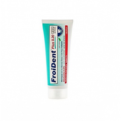 Froika FroiDent Plus Anti-Plaque Toothpaste Chlorhexidine 0.20 PVP Action Οδοντόκρεμα κατά της Οδοντικής Πλάκας, 75ml με Στέβια