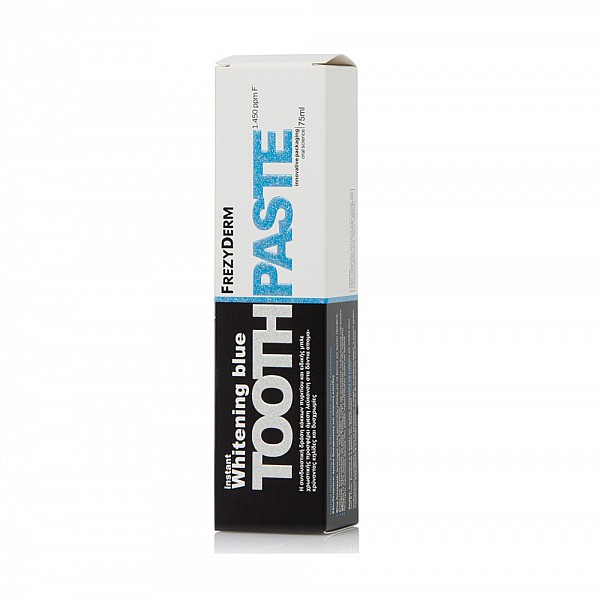 instant whitening blue toothpaste