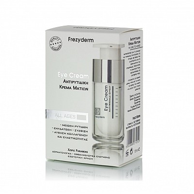 Frezyderm Anti-Wrinkle Effect Eye Cream, Αντιγηραντική Κρέμα Ματιών 15ml
