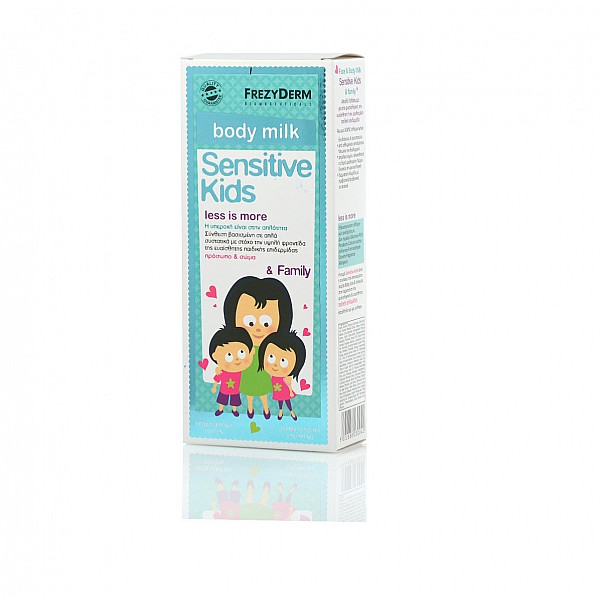 Frezyderm Sensitive Kids Body Milk & Family Παιδικό Γαλάκτωμα Σώματος για όλη την Οικογένεια, 200ml