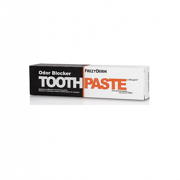 Frezyderm Odor Blocker Toothpaste Οδοντόκρεμα Κατά της Στοματικής Κακοσμίας & της Δυσάρεστης Αναπνοής 75ml