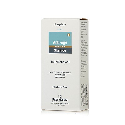 Frezyderm Anti Age Shampoo Σαμπουάν κατά του Κιτρινίσματος των Λευκών ή Γκρίζων Μαλλιών, 200ml