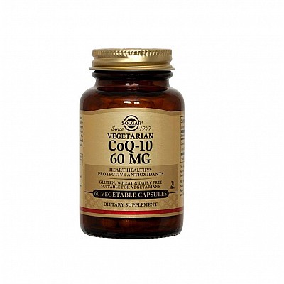 Solgar CoQ-10 60mg Συμπλήρωμα διατροφής με αντιοξειδωτικές ιδιότητες 60 μαλακές κάψουλες