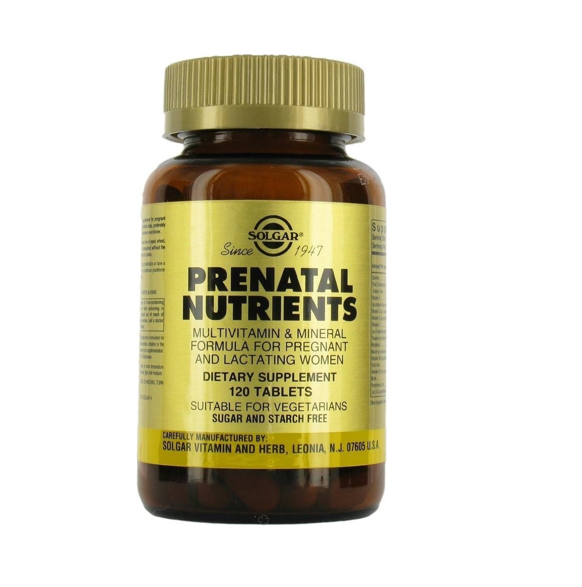 Solgar Prenatal Nutrients 1 Tablets