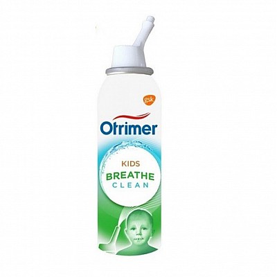 GSK Otrimer Breathe Clean Kids Ρινικό Αποσυμφορητικό - Ήπιος Ψεκασμός για Βρέφη, Παιδιά & Ενήλικες, 100ml