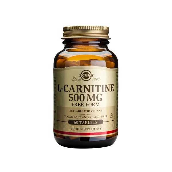 Solgar L-Carnitine 500mg 60 ταμπλέτες