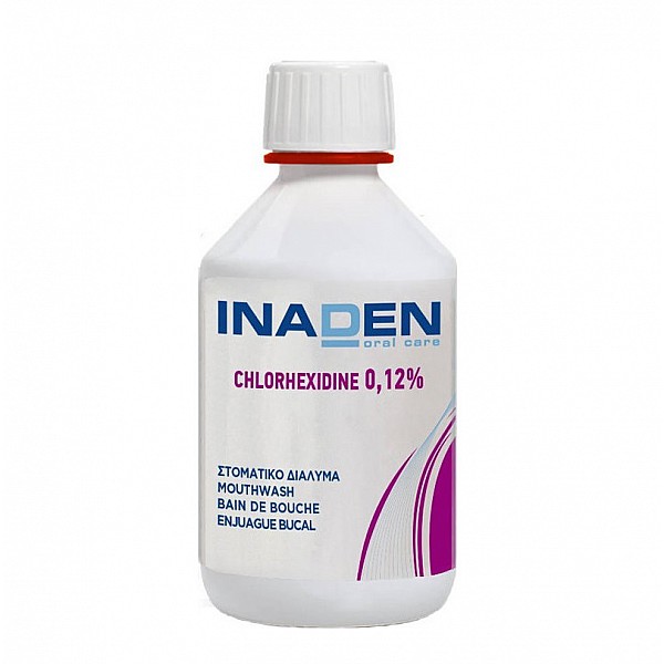 Inaden Chlorhexidine 0,12% Mouthwash 250ml - Στοματικό Διάλυμα με Χλωρεξιδίνη