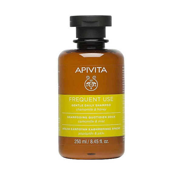 Apivita Frequent Use Shampoo Απαλό Σαμπουάν για Καθημερινή Χρήση με Χαμομήλι & Μέλι, 250ml