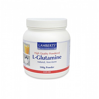 LAMBERTS L-GLUTAMINE POWDER, σκόνη, 500 gr