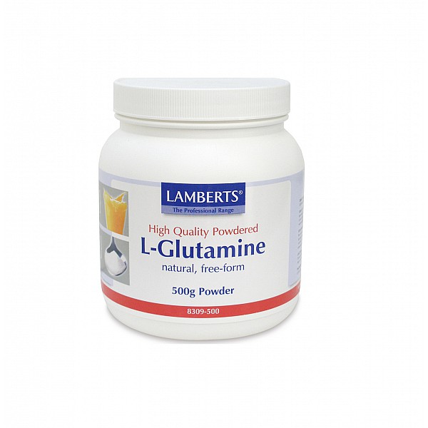 LAMBERTS L-GLUTAMINE POWDER, σκόνη, 500 gr