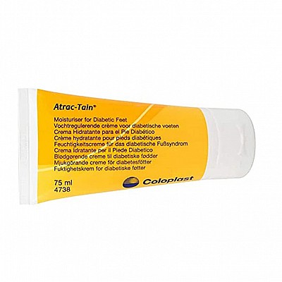 Coloplast Atrac-Tain Cream Ενυδατική κρέμα για διαβητικά πόδια, 75ml