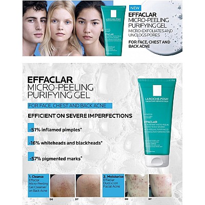 La Roche Posay Effaclar Duo Gel Αφρώδες Gel Καθαρισμού Ενάντια σε Σοβαρές Ατέλειες 200ml