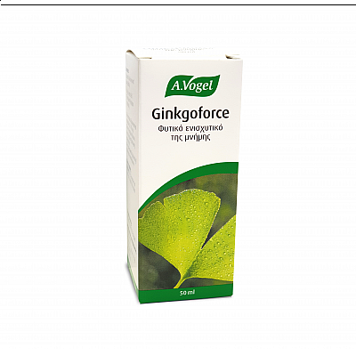 A. Vogel Ginkgoforce (Geriaforce) Φυτικό Ενισχυτικό της Μνήμης Βάμμα από Φρέσκο Ginkgo Biloba, 50ml