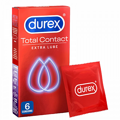 Durex Total Contact Προφυλακτικά 6τμχ