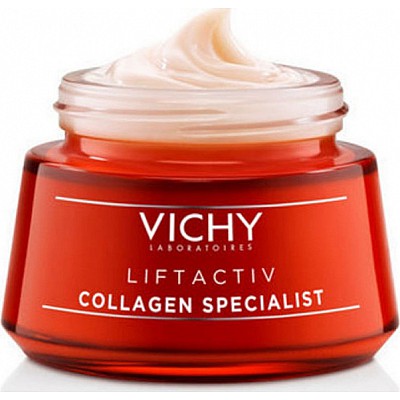 Vichy Liftactiv Collagen Specialist Αντιγηραντική Κρέμα Προσώπου με Βιοπεπτίδια με Υπέροχη Υφή, 50ml