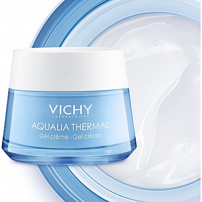 Vichy AQUALIA THERMAL Rehydrating Cream-Gel Λεπτόρρευστη Κρέμα για 48ωρη ενυδάτωση για Κανονική/Μεικτή επιδερμίδα, 50ml