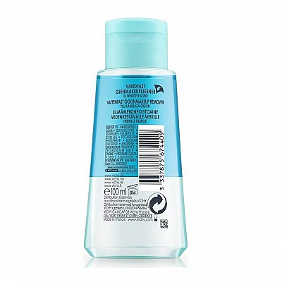 Vichy Purete Thermale Waterproof Eye Make-up Remover Ντεμακιγιάζ Ματιών για Αδιάβροχο Μακιγιάζ, 100ml