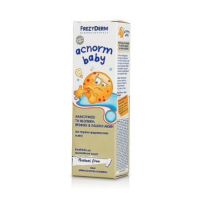 Frezyderm AC-Norm Baby Απαλή Κρέμα για τη Νεογνική, Βρεφική & Παιδική Ακμή, 40 ml