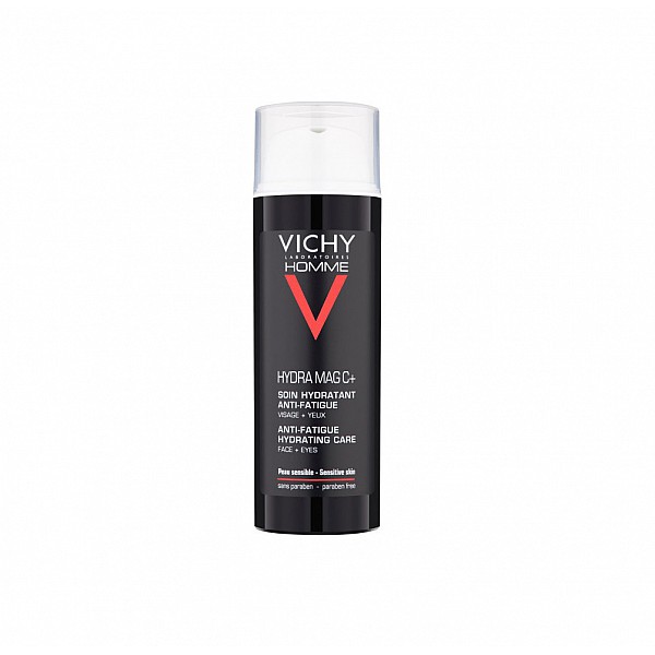 Vichy Homme Hydra Mag C+ Κρέμα Ενυδατικής Περιποίησης για Άνδρες Ενάντια στην Κούραση για Πρόσωπο & Μάτια, 50ml