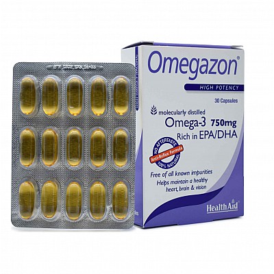 Health Aid Omegazon 750mg 30 κάψουλες