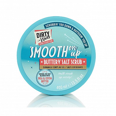 Dirty Works Dirty Works Smooth on up Buttery Salt Scrub - Απολεπιστικό Scrub με Θαλασσινά Άλατα, 400ml