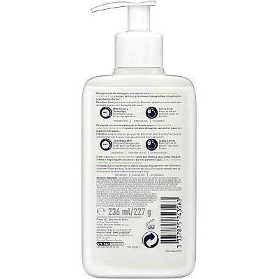 Cerave Hydrating Cream-to-Foam Cleanser Normal to Dry Skin Αφρώδης Κρέμα Καθαρισμού Για Κανονικό & Ξηρό Δέρμα, 236ml