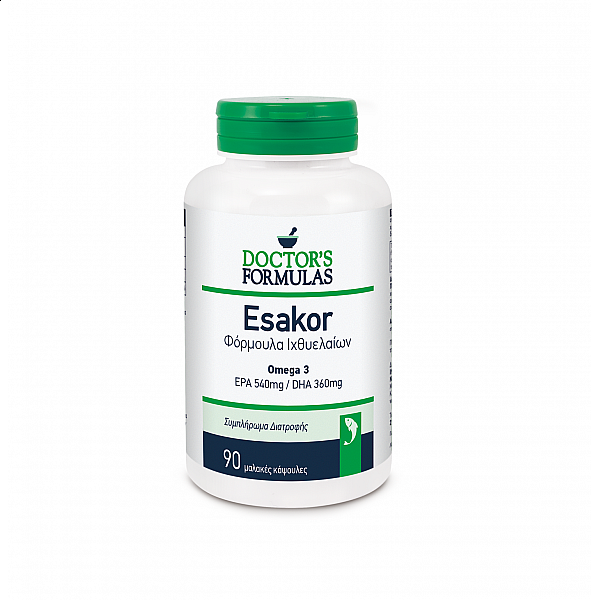 Doctor's Formulas Esakor - Φόρμουλα Ιχθυελαίων 90 κάψουλες