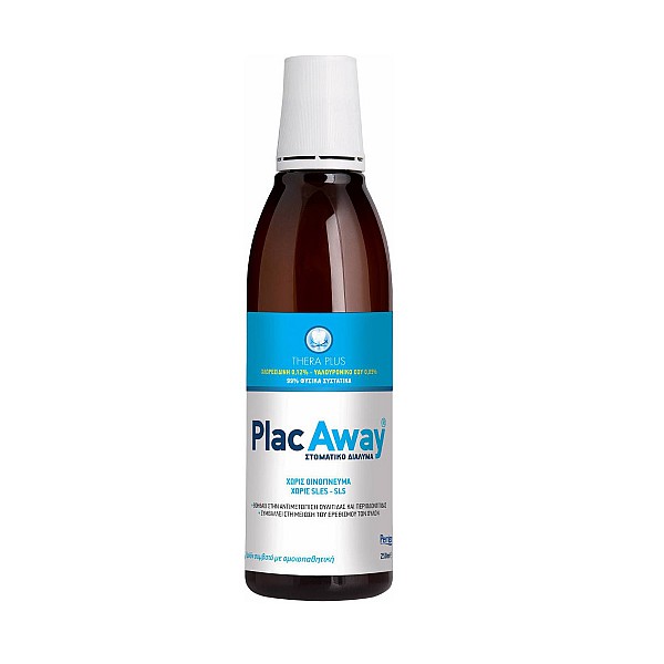 PlacAway Thera Plus 0.12% Στοματικό Διάλυμα για την Ουλίτιδα κατά της Περιοδοντίτιδας 250ml