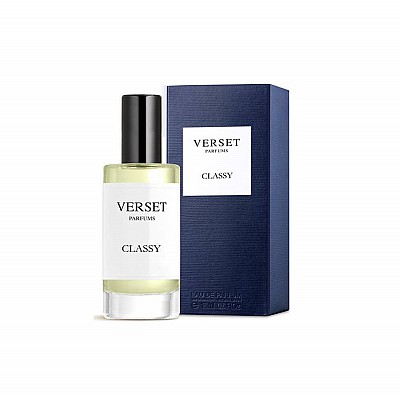 VERSET Parfums Classy Eau de Parfum Αντρικό Άρωμα, 15ml