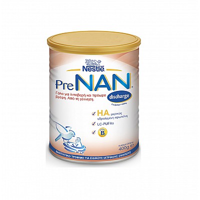 Nestle PreNan Βρεφικό γάλα για λιποβαρή και πρόωρα βρέφη 400gr