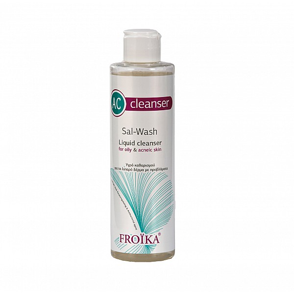 Froika AC Sal Wash Cleanser 200ml Καθαριστικό Μέσο με Σαλικιλικό Οξύ για Δέρματα με Ακμή