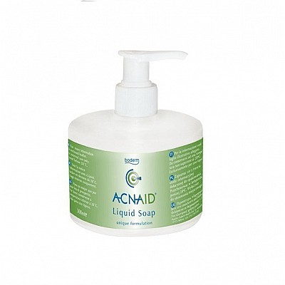 Boderm Acnaid Liquid Soap Καθαριστικό Προσώπου για την Καθημερινή Περιποίηση της Λιπαρής με Τάση Ακμής Επιδερμίδας, 300ml