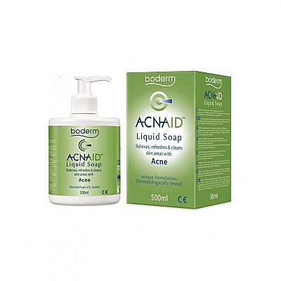 Boderm Acnaid Liquid Soap Υγρό Σαπούνι κατά της Ακμής, 500 ml