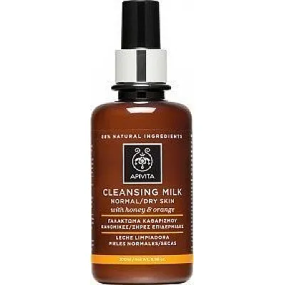 Apivita Cleansing Milk with Honey & Orange, 200ml
