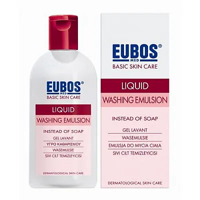Eubos Liquid Washing Emulsion Red,200ml