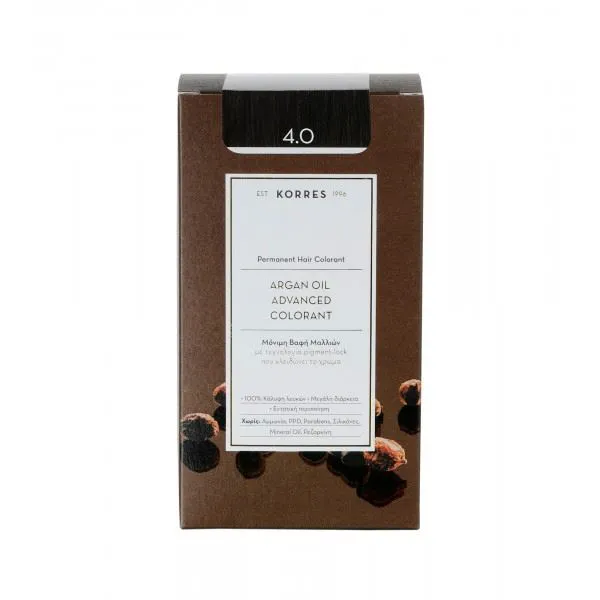 Korres Argan Oil Advanced Colorant 4.0 Καστανό Φυσικό